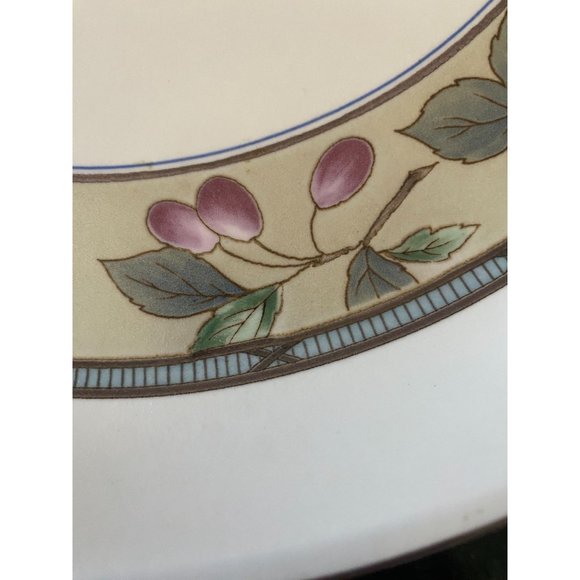 Mikasa Intaglio Garden Harvest Chip Dip Platter 14 1/2” CAC29, No Dip Bowl - Picture 3 of 5